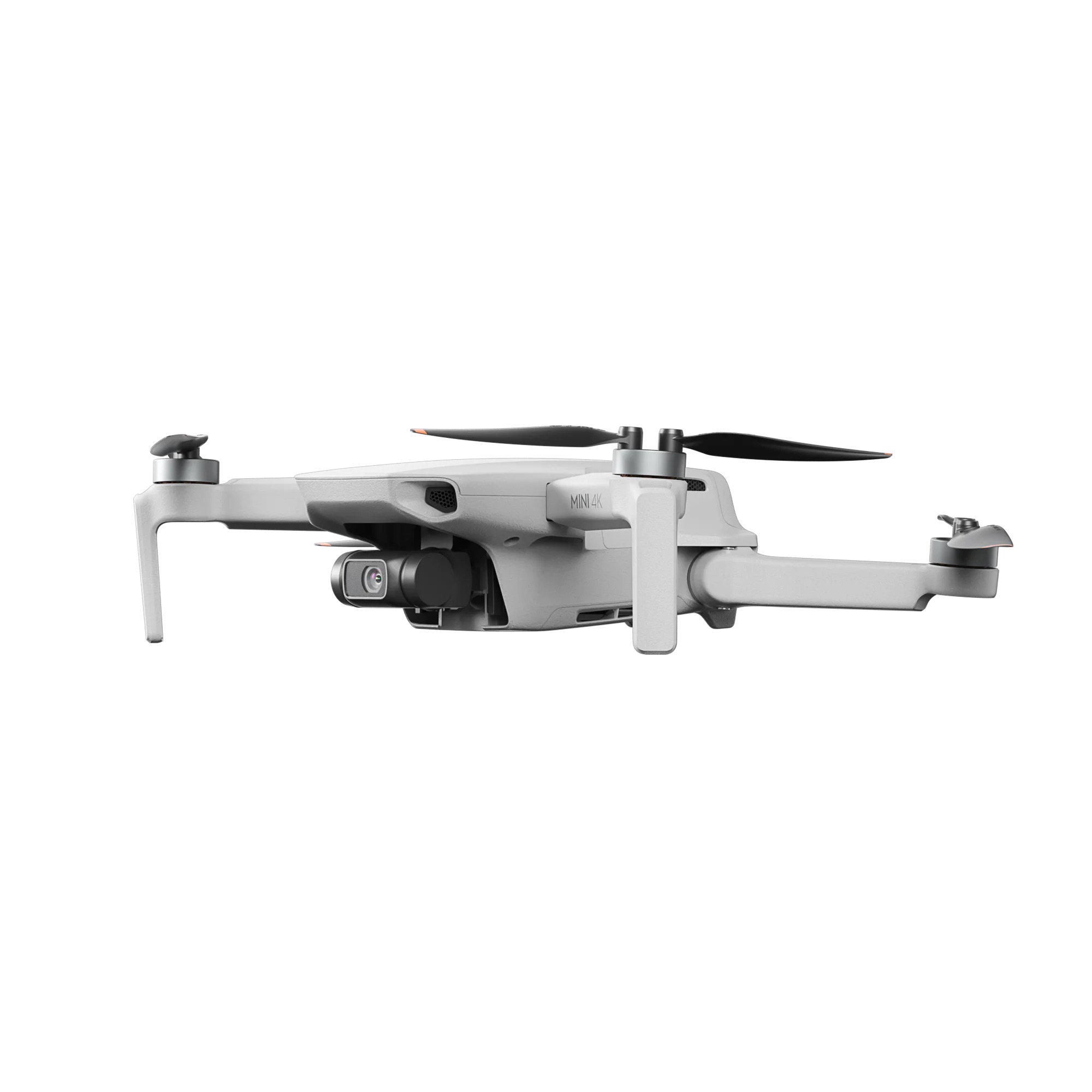 DJI Mini 4K Drohne, Ansicht Frontal Schräg Rechts