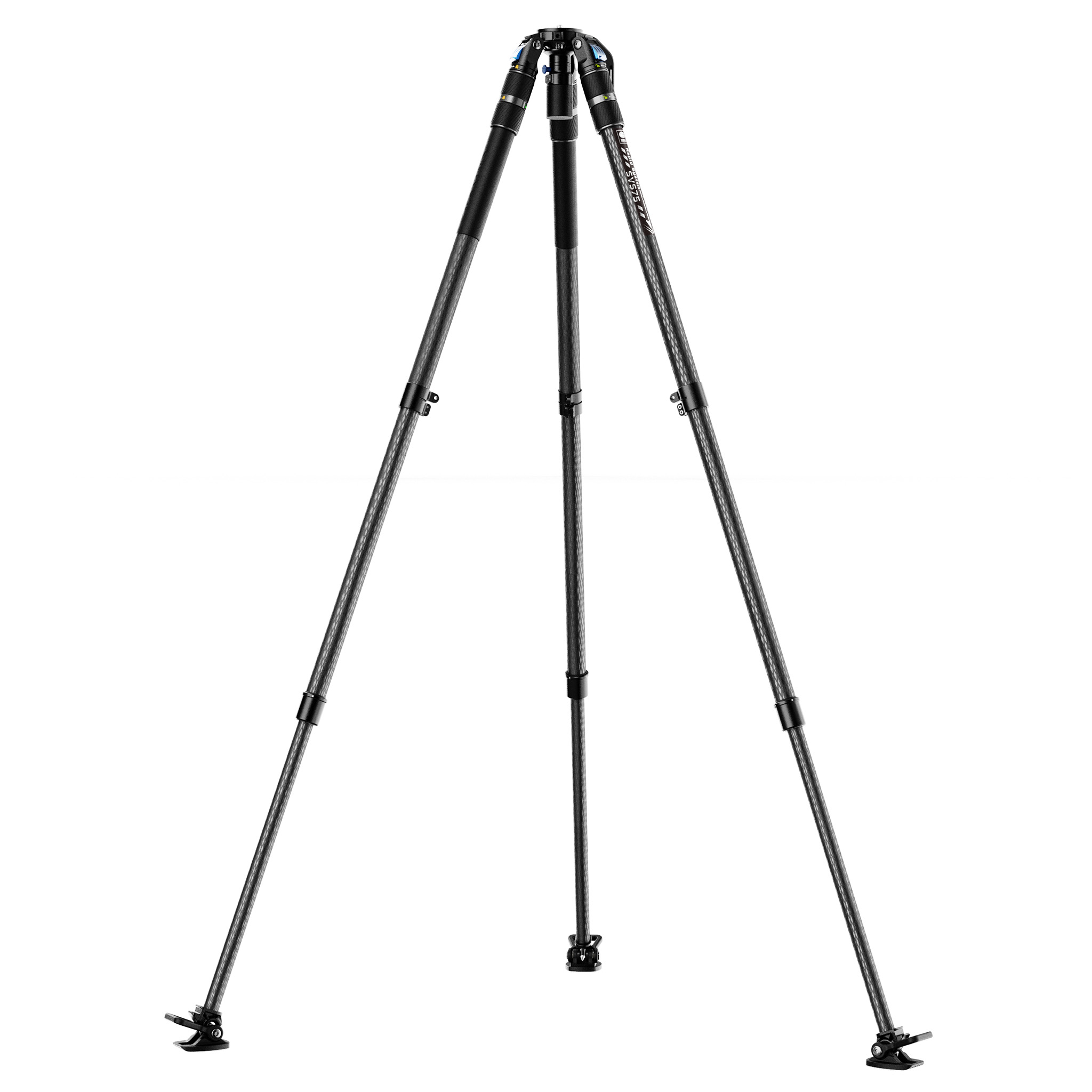 SVS75+SVH15 Kohlefaser Tripod Kit, Maximale Arbeitshöhe