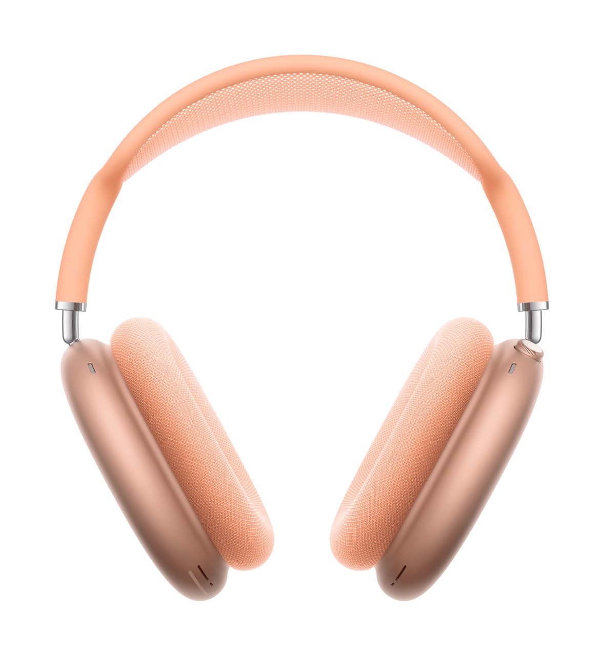 Apple AirPods Max (2024) Over-Ear Kopfhörer in der Farbe Orange, Frontalansicht