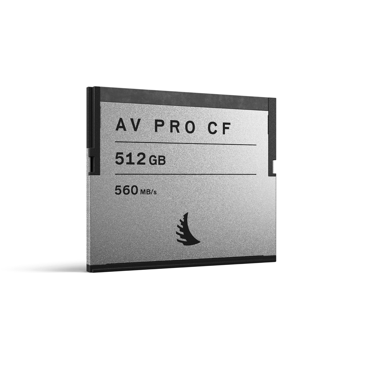 Angelbird AV Pro CF 512 GB Speicherkarte, Frontal Schräg