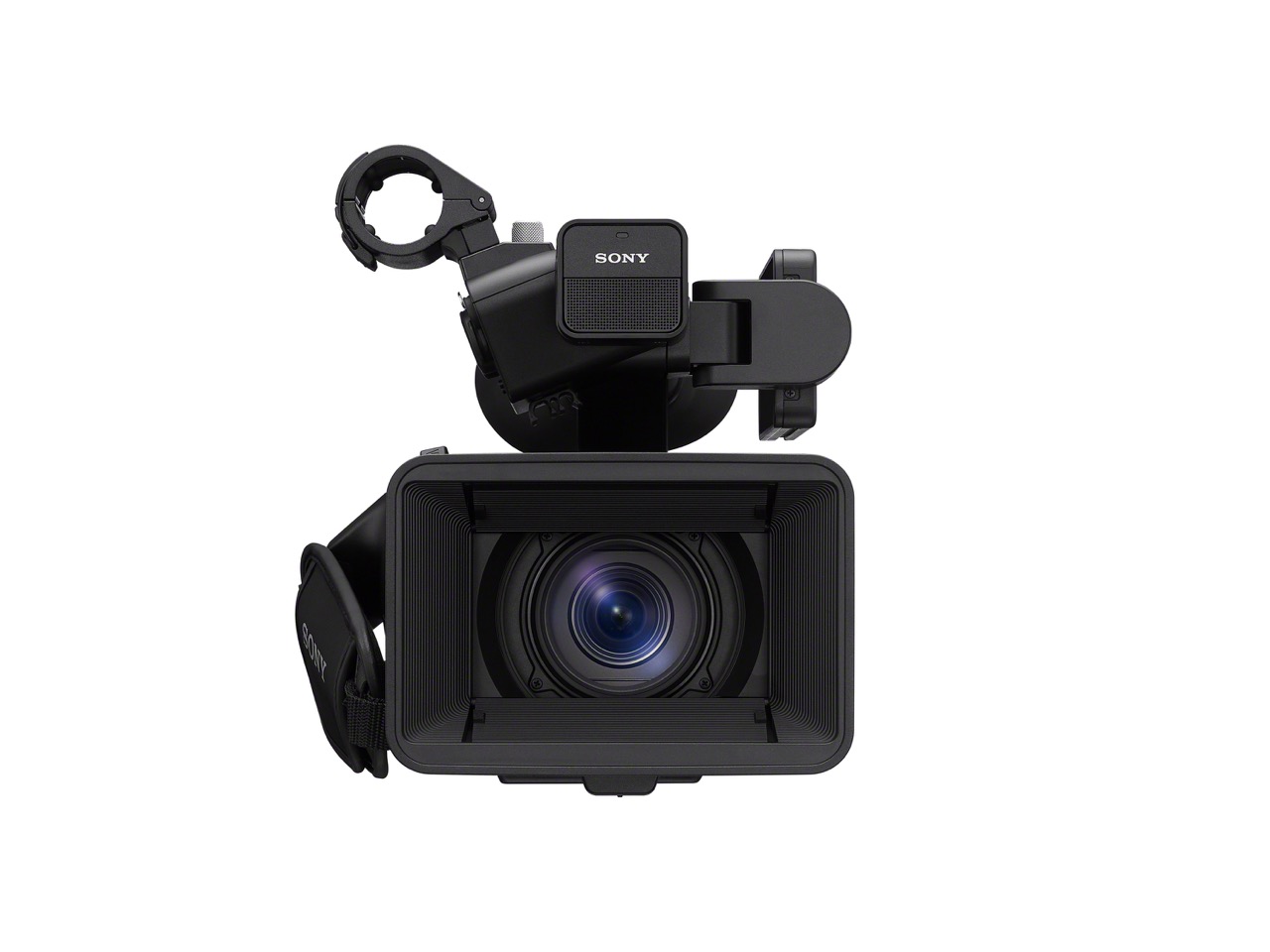 Sony PXW-Z200 Camcorder, Frontalansicht