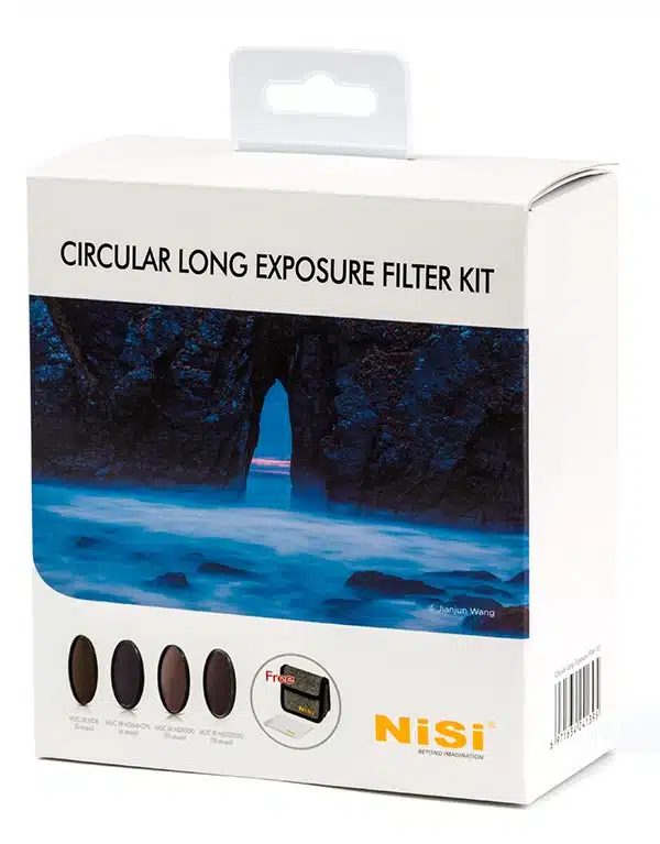 NiSi Circular Long Exposure ND Filter Kit Schraubfilter Graufilter Kit, verpackung