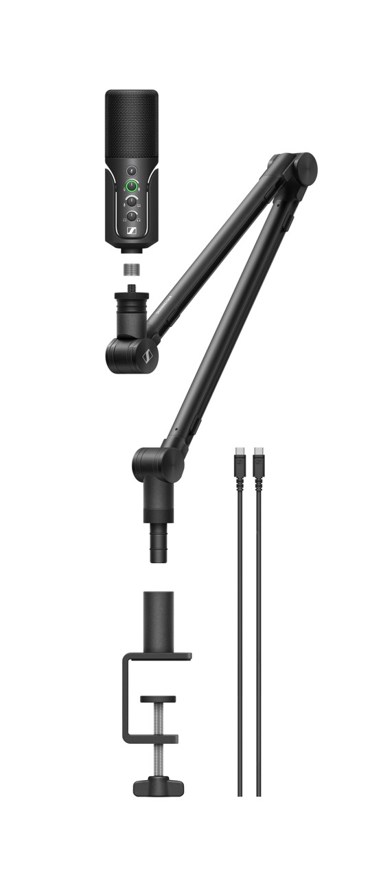 Sennheiser USB-C Streaming Mikrofon, Kompletter Lieferumfang