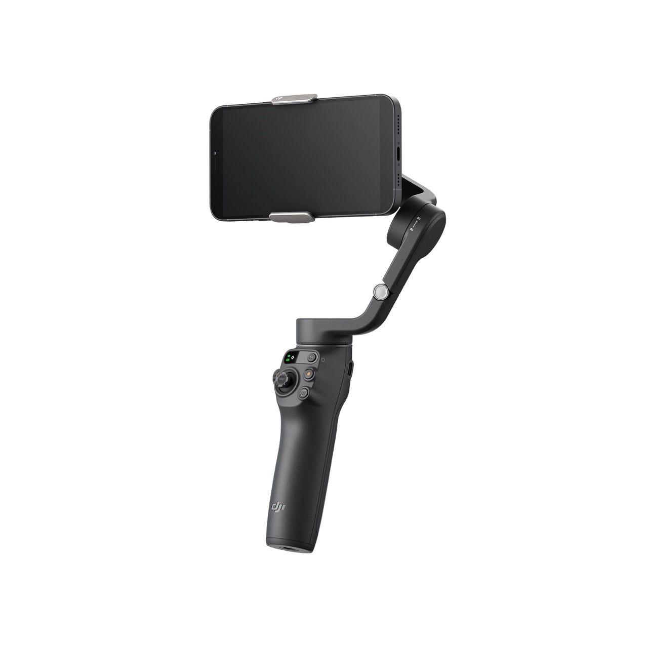 DJI Osmo Mobile 6 Gimbal, Frontal Schräg Rechts mit Smartphone