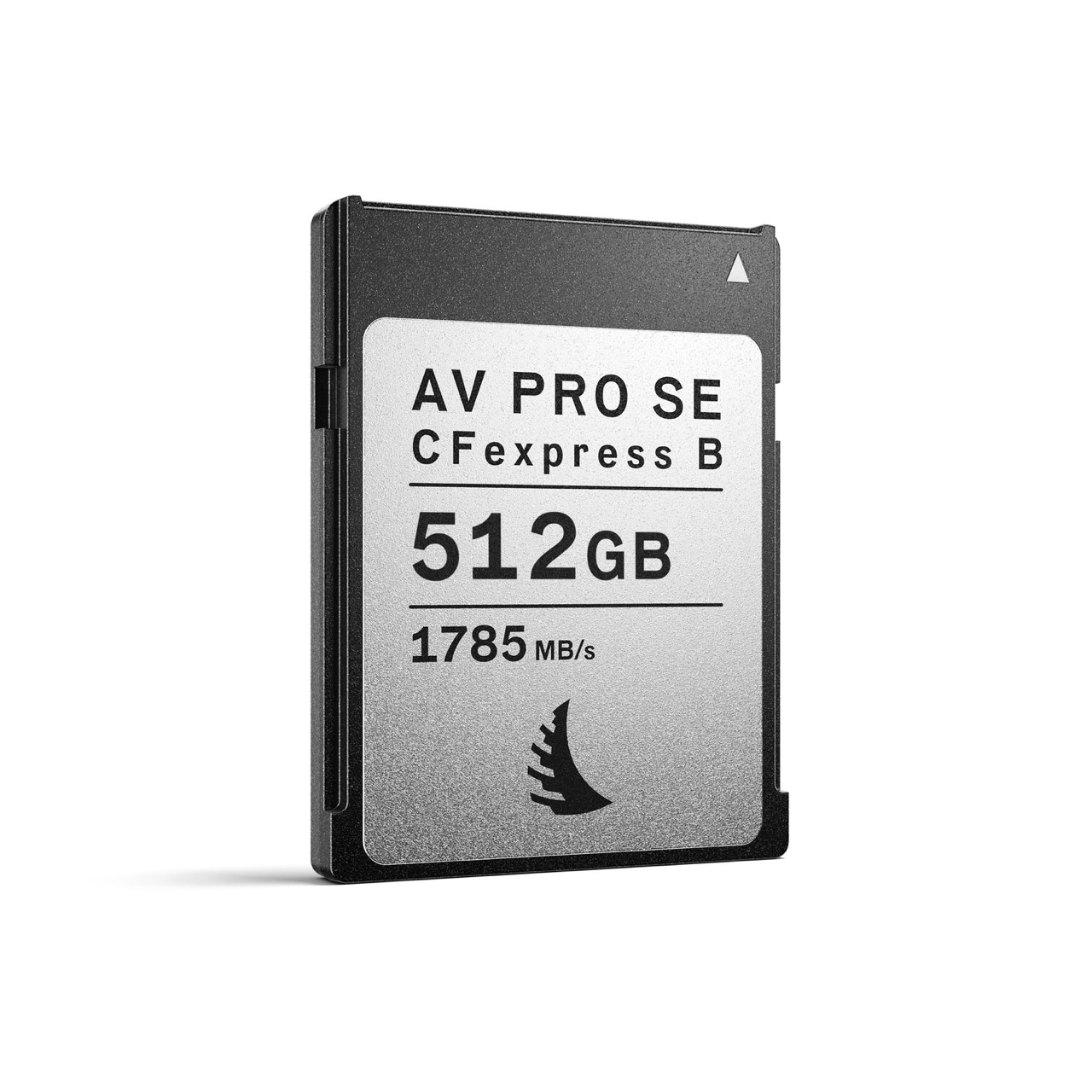 Angelbird AV PRO CFexpress Typ B SE 512GB Speicherkarte, Frontal Schräg