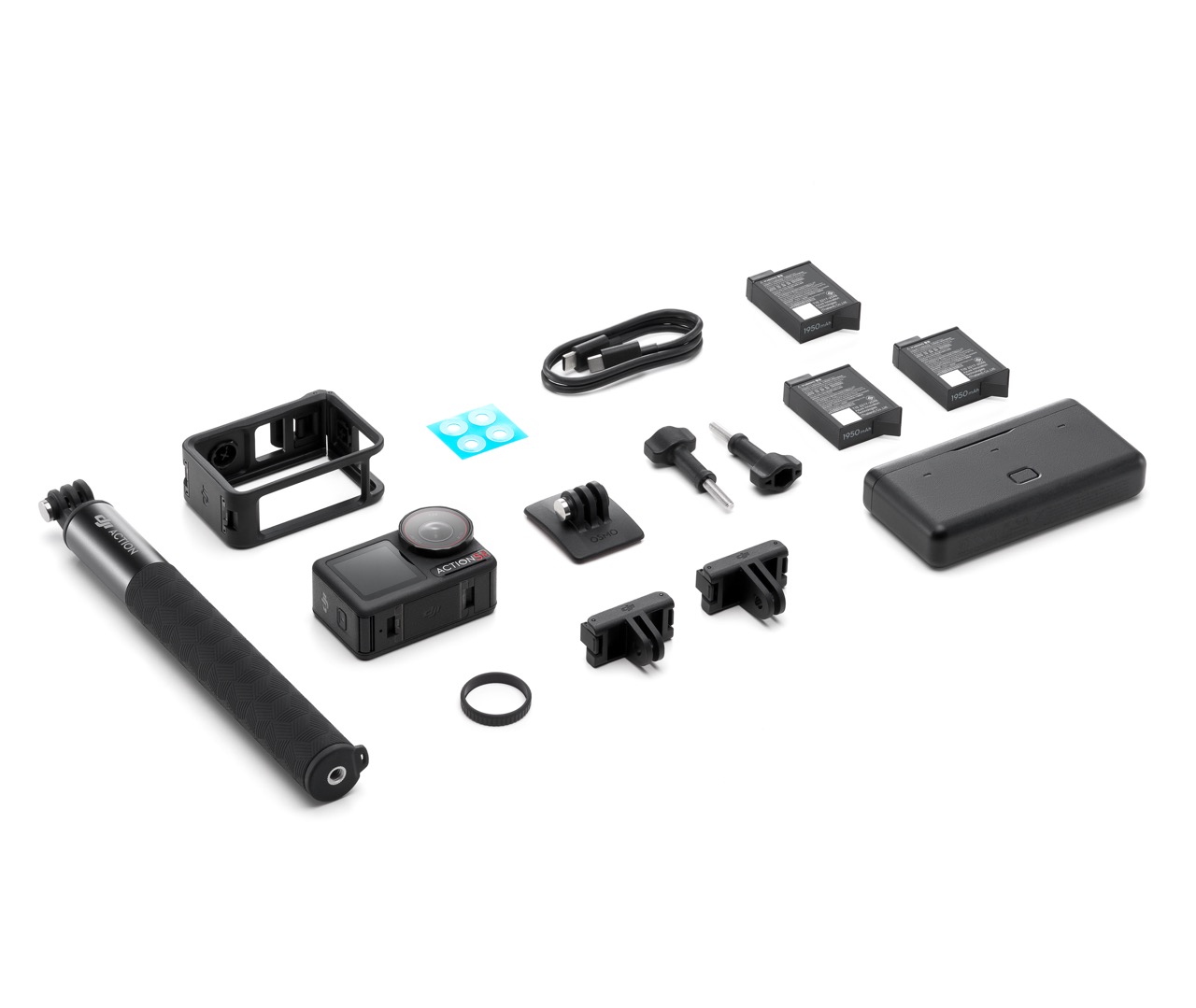 DJI Osmo Action 5 Pro Actioncam Adventure Combo Kompletter Lieferumfang