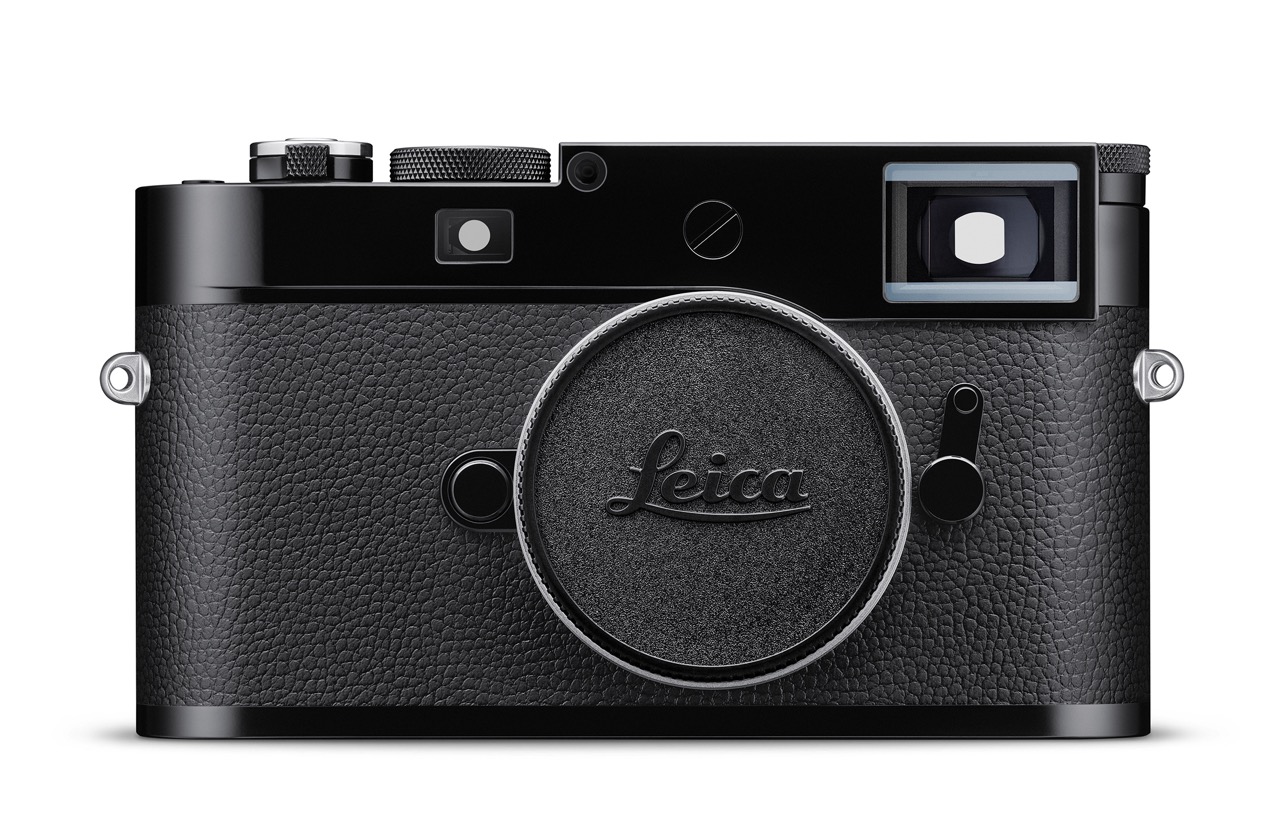 Leica M11 Schwarz Glänzend, Frontalansicht