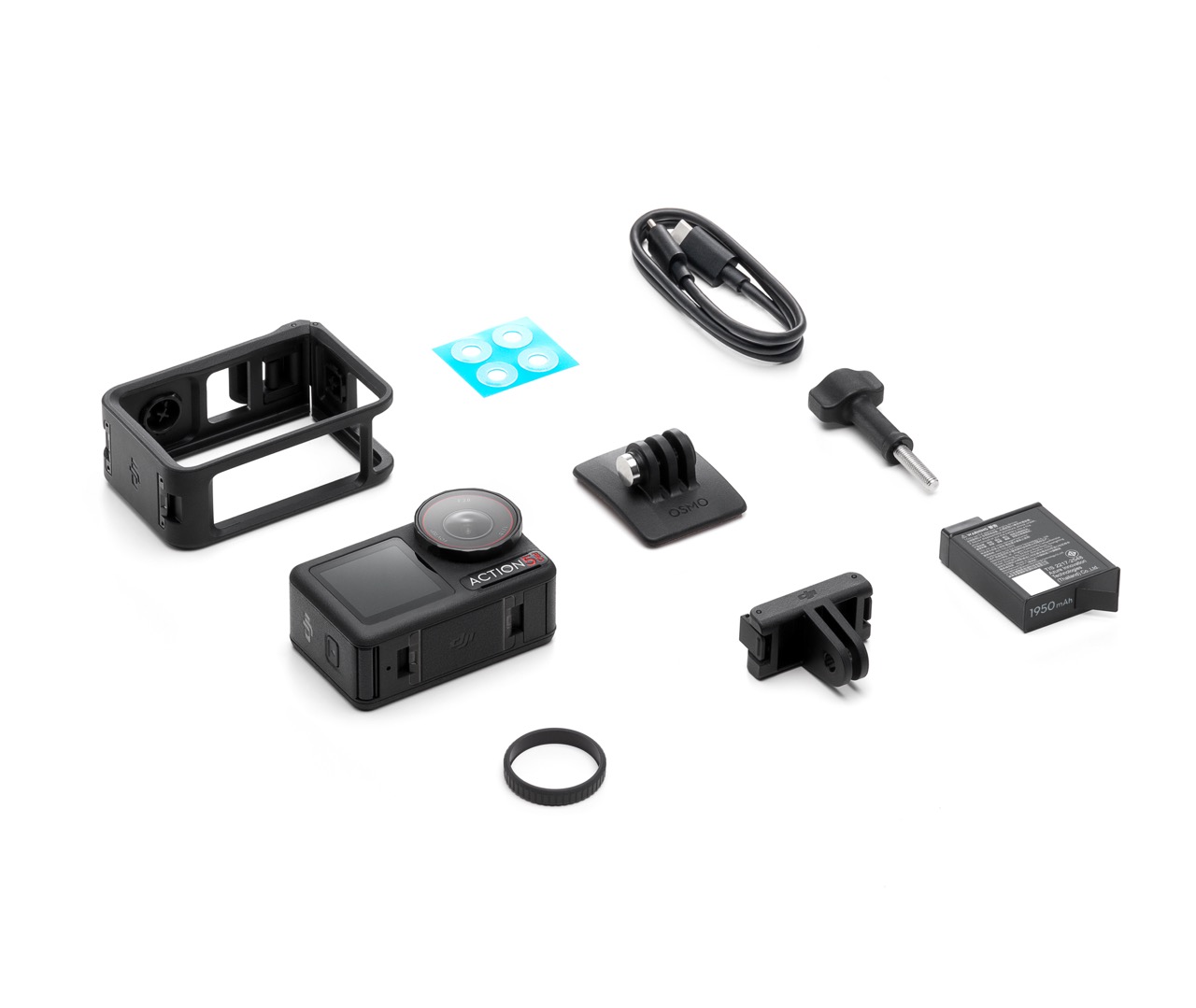 DJI Osmo Action 5 Pro Actioncam Standard Combo Kompletter Lieferumfang