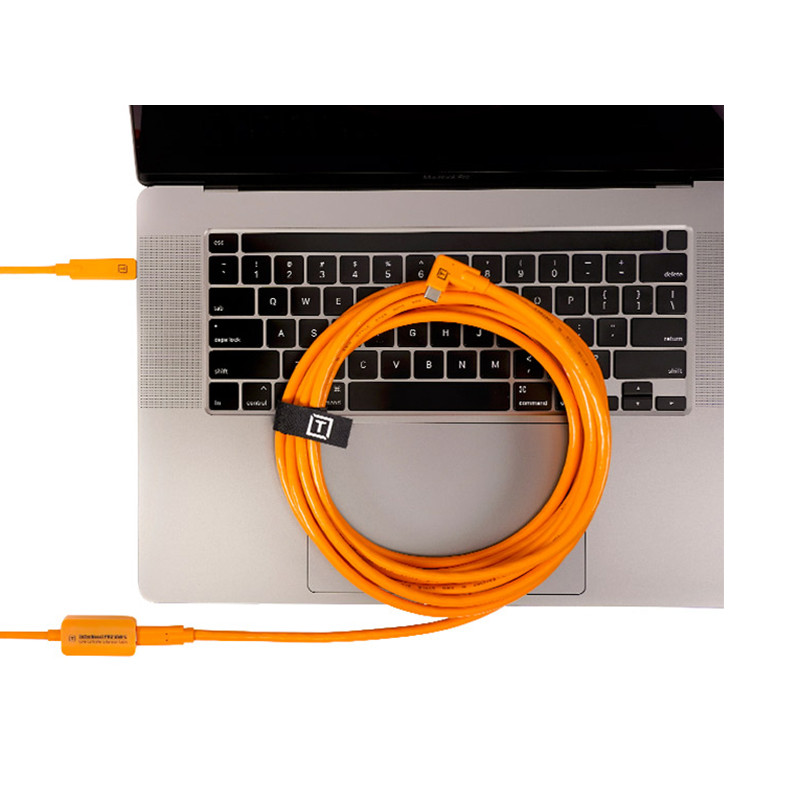 TetherBoost Pro Verlängerung für USB-C Kabel (orange)