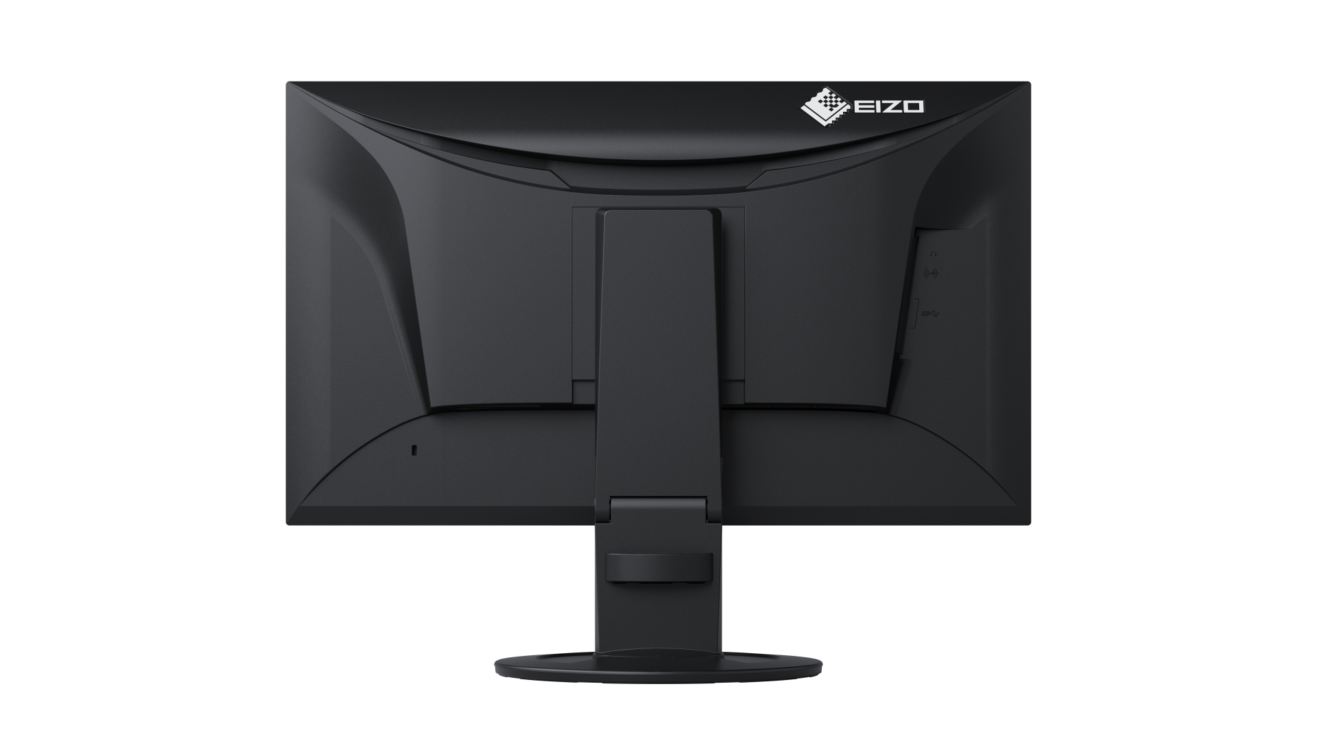 Eizo EV2460 FlexScan 24" in der Farbe Schwarz, Rückseite