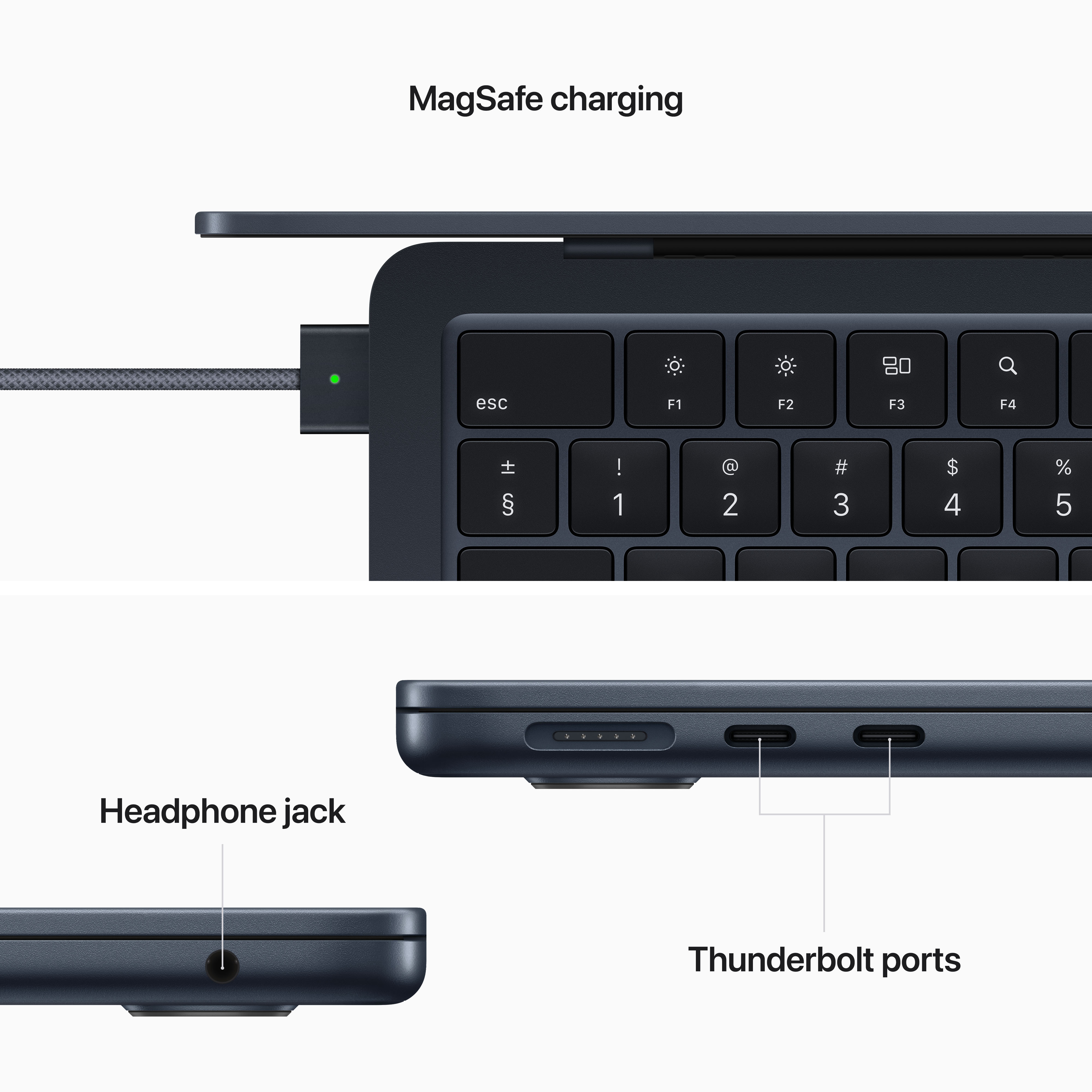 MacBook Air 13'' 8GB/512GB/M2/8C CPU/10C GPU (Midnight)