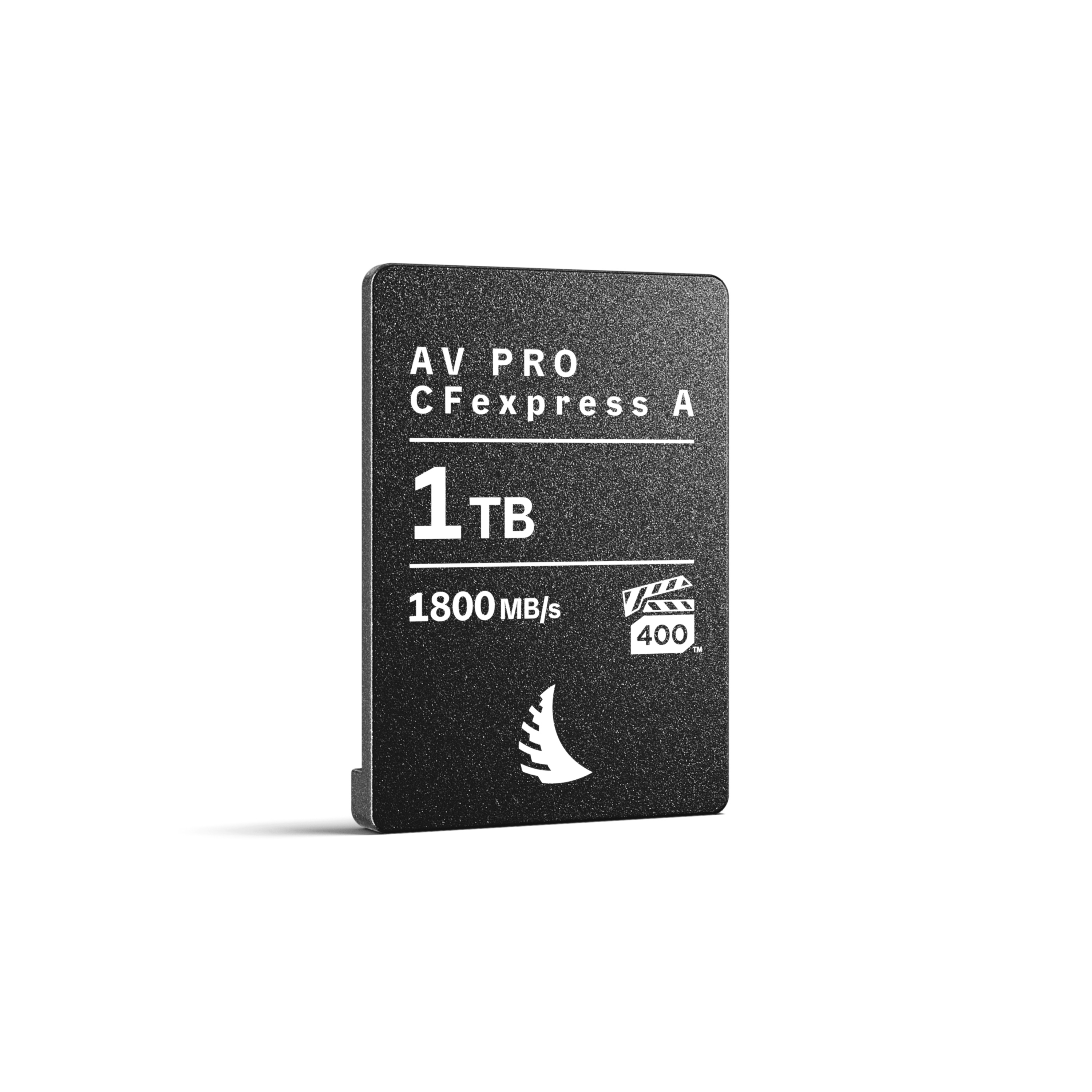 Angelbird AV PRO CFexpress A MK2 Speicherkarte mit 1TB Speicherkapazität, Ansicht Frontal Schräg