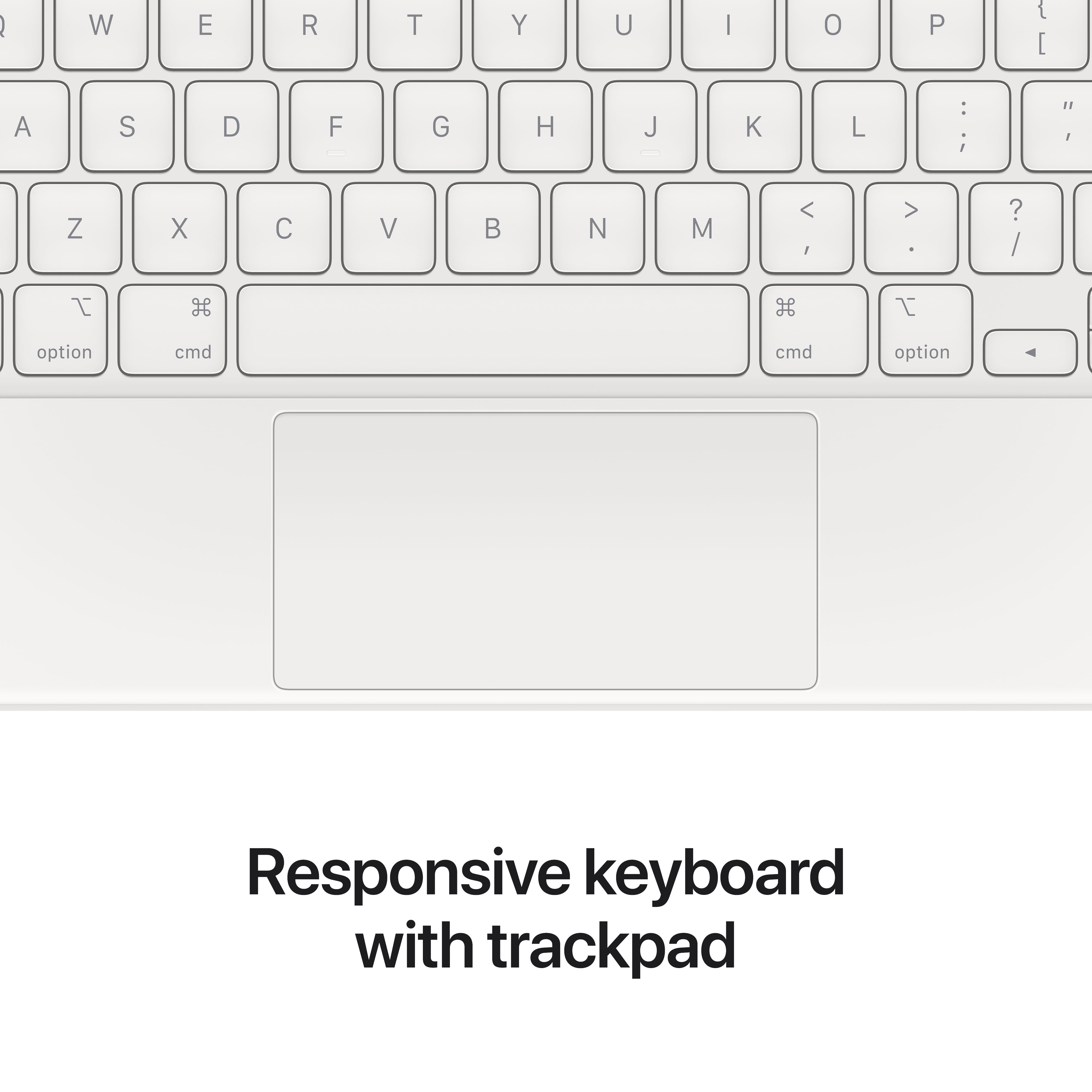 Magic Keyboard für iPad (Weiss)