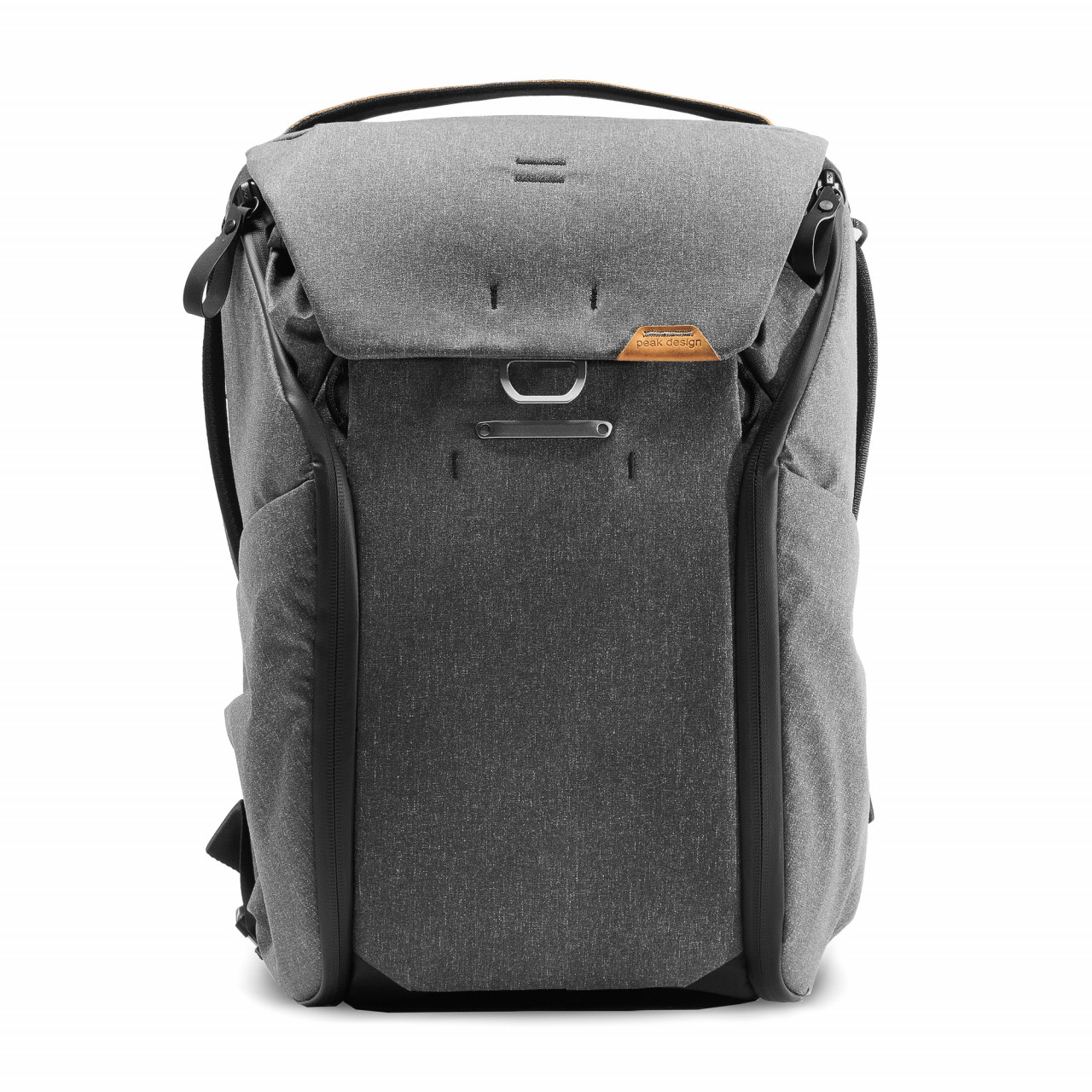 Peak Design Everyday Backpack 20L V2 in Dunkelgrau, Frontalansicht