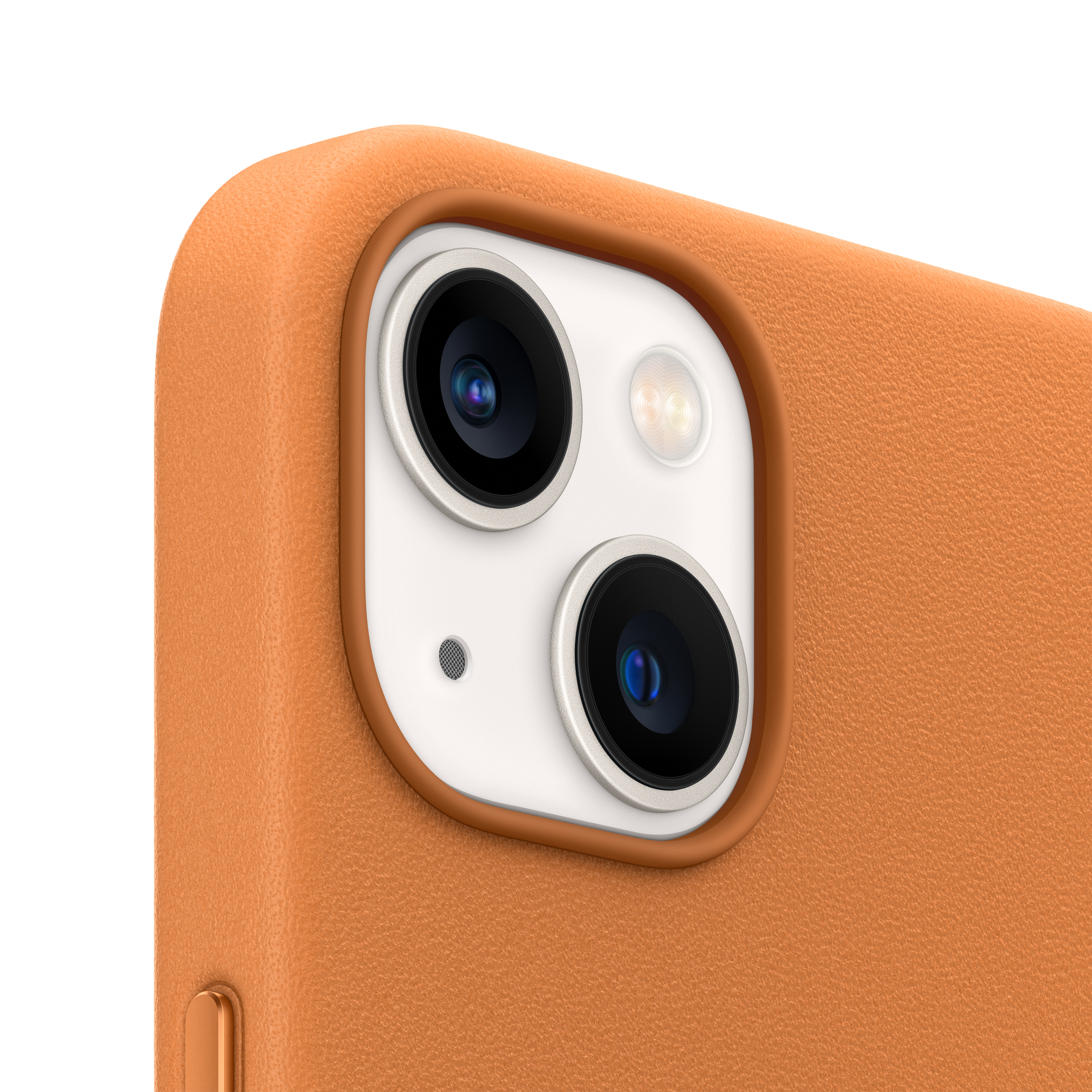 iPhone 13 Leder Case mit MagSafe (Goldbraun)