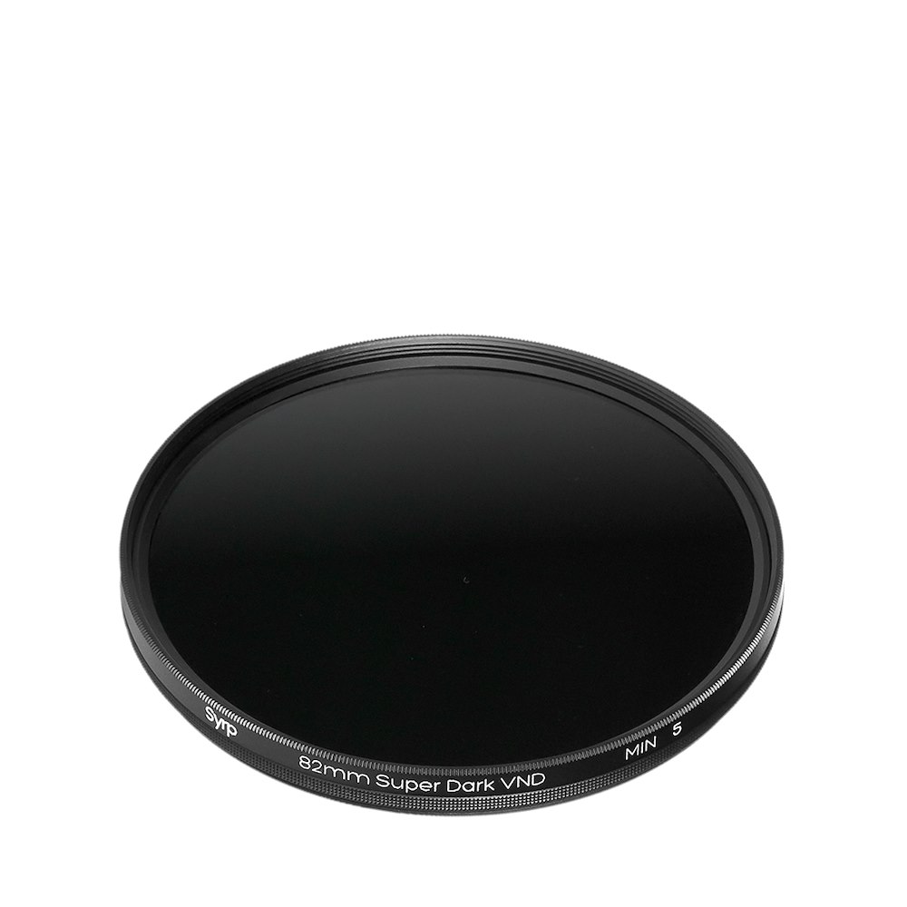 Super Dark Variabler ND Filter – 82mm Kit, Produktfoto vor weißem Hintergrund