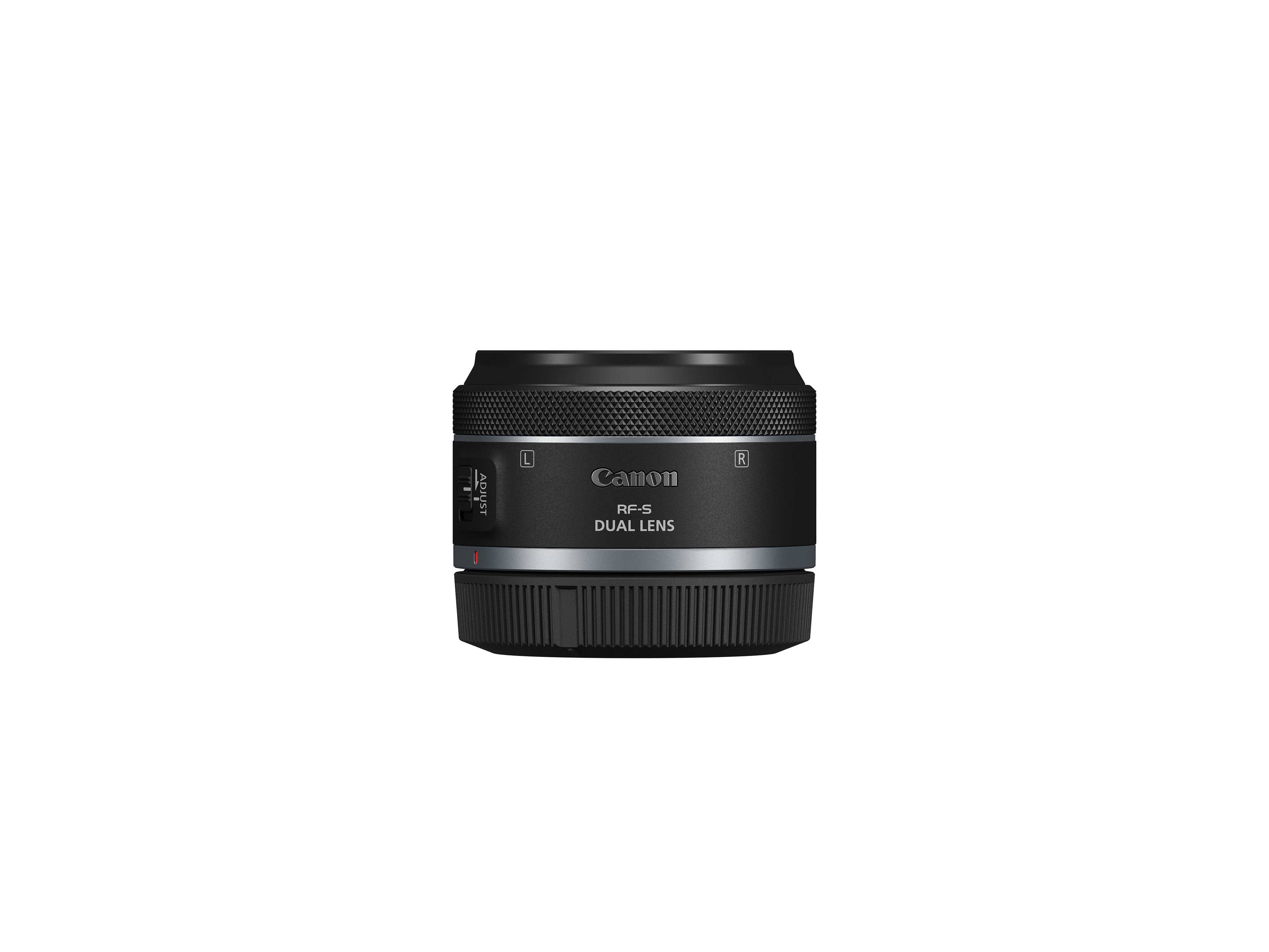 Canon RF-S 7.8mm F4.0 STM Dual Stereoscopic 3D Frontalansicht