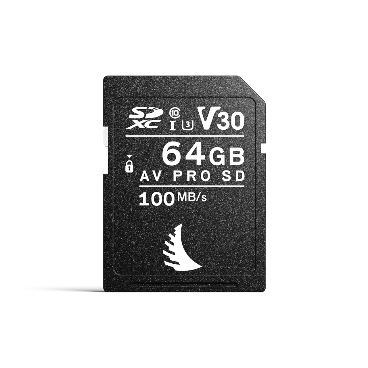 Angelbird AV PRO SD V30 64GB Speicherkarte, Frontalansicht
