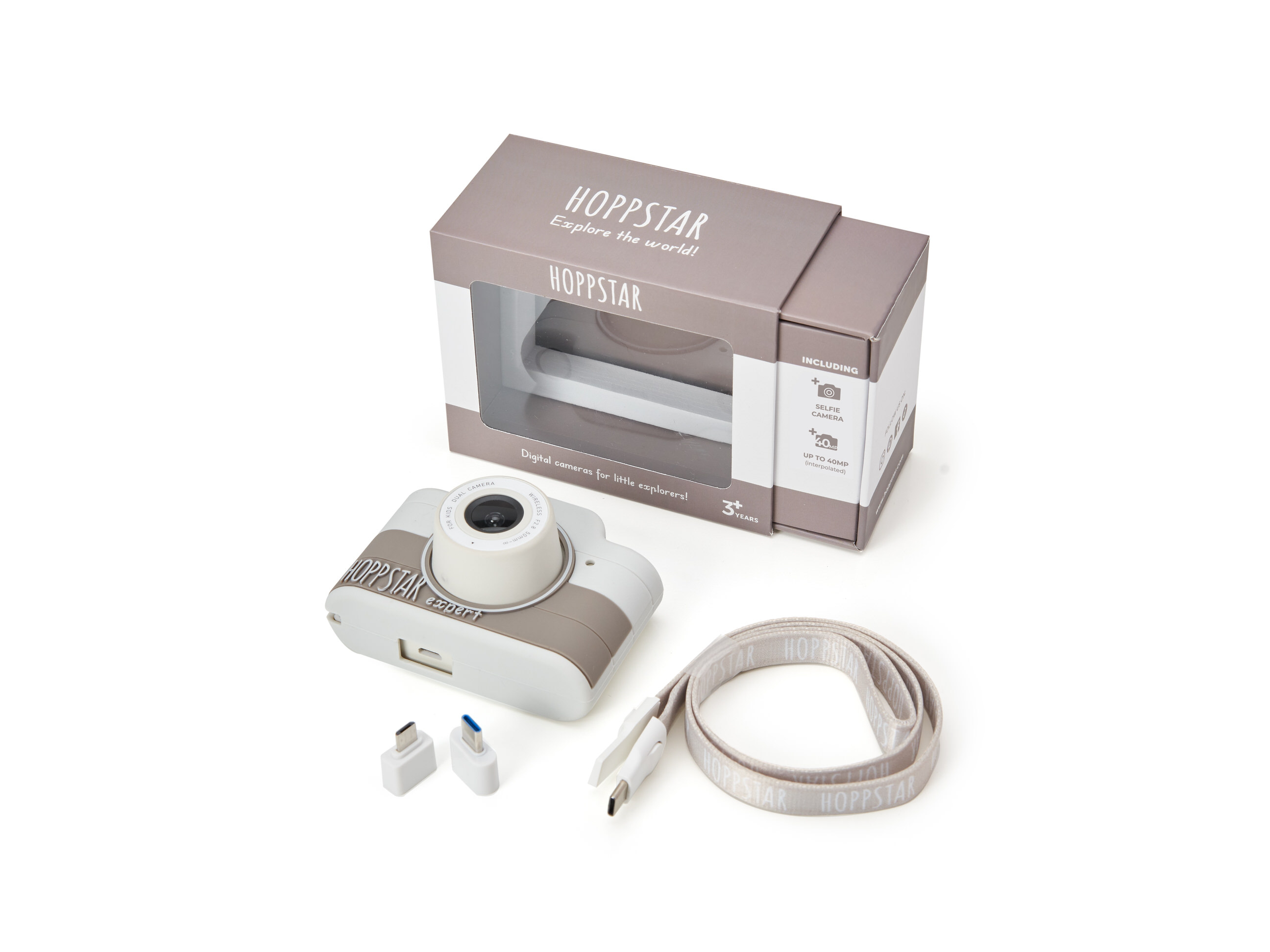 Hoppstar Expert Kamera mit Siena (braun/weiß) Silikonhülle, kompletter  Lieferumfang