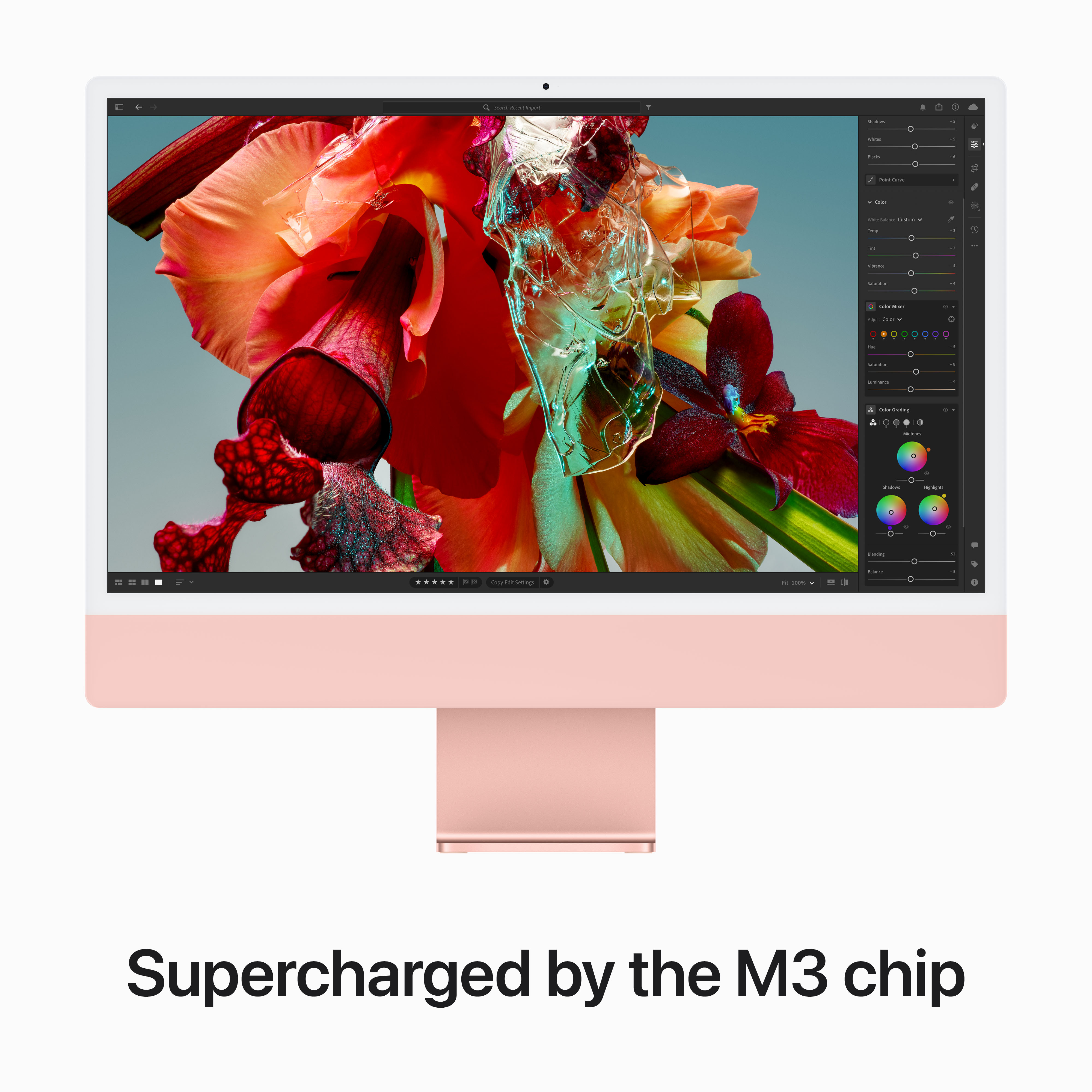 iMac 24'' 4.5K Retina M3 / 8 Core CPU / 10 Core GPU/ 8GB RAM / 512GB SSD / Pink