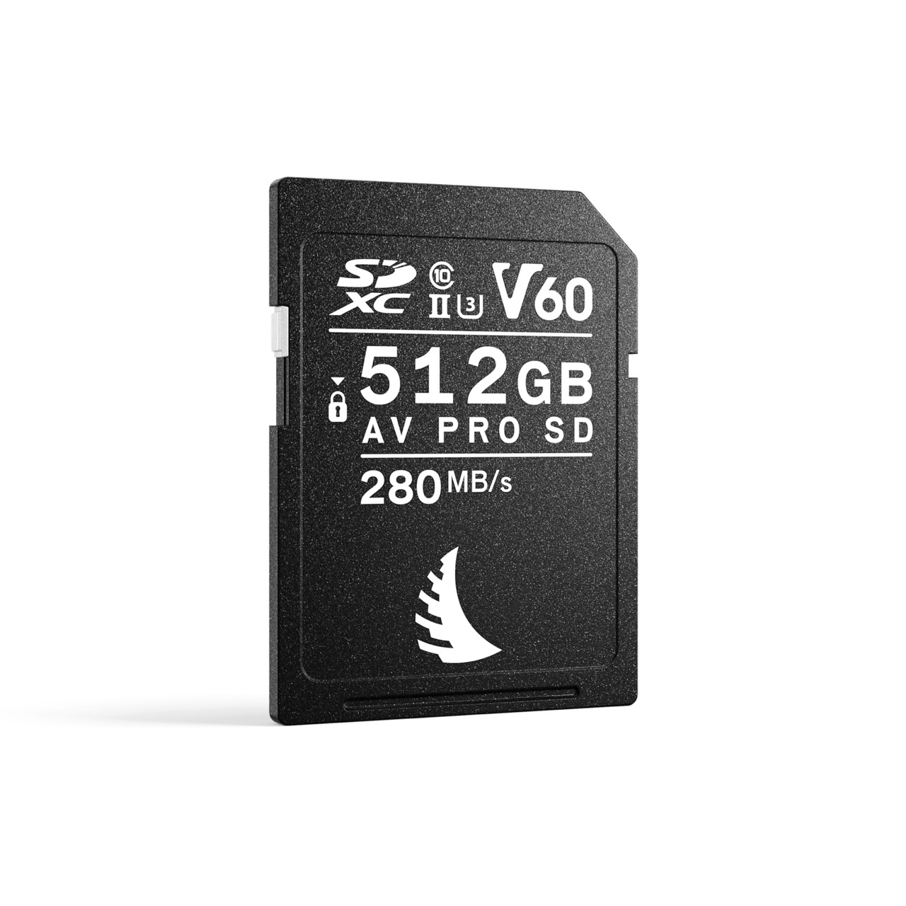 Angelbird AV PRO SD V60 MK2 512GB Speicherkarte, Frontal schräg