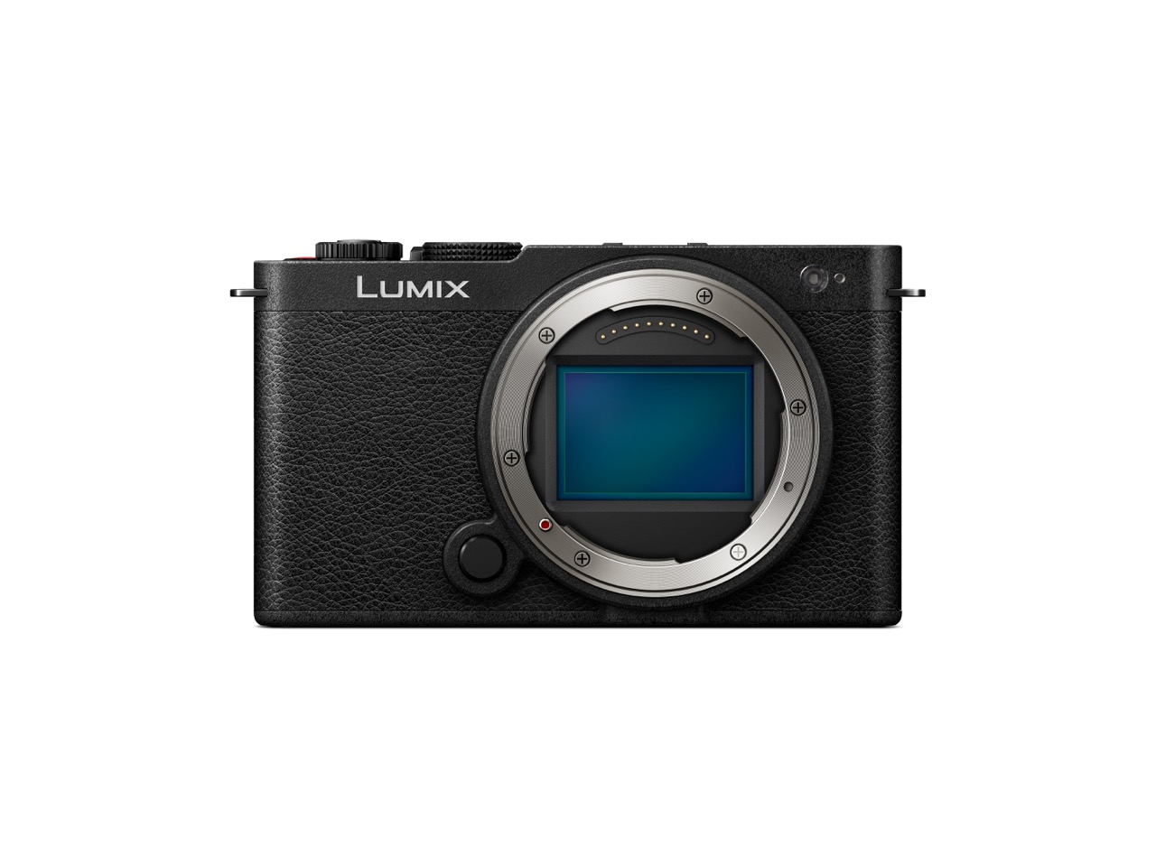 Panasonic Lumix S9 Gehäuse in der Farbe Jet Black, Frontalansicht