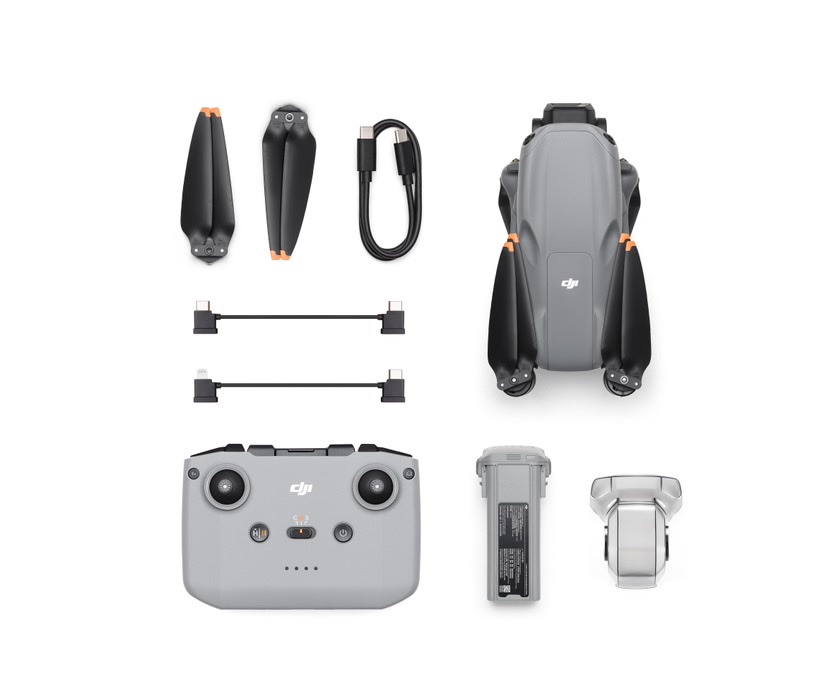 DJI Air 3S Kameradrohne (RC-N3) , Ansicht Lieferumfang