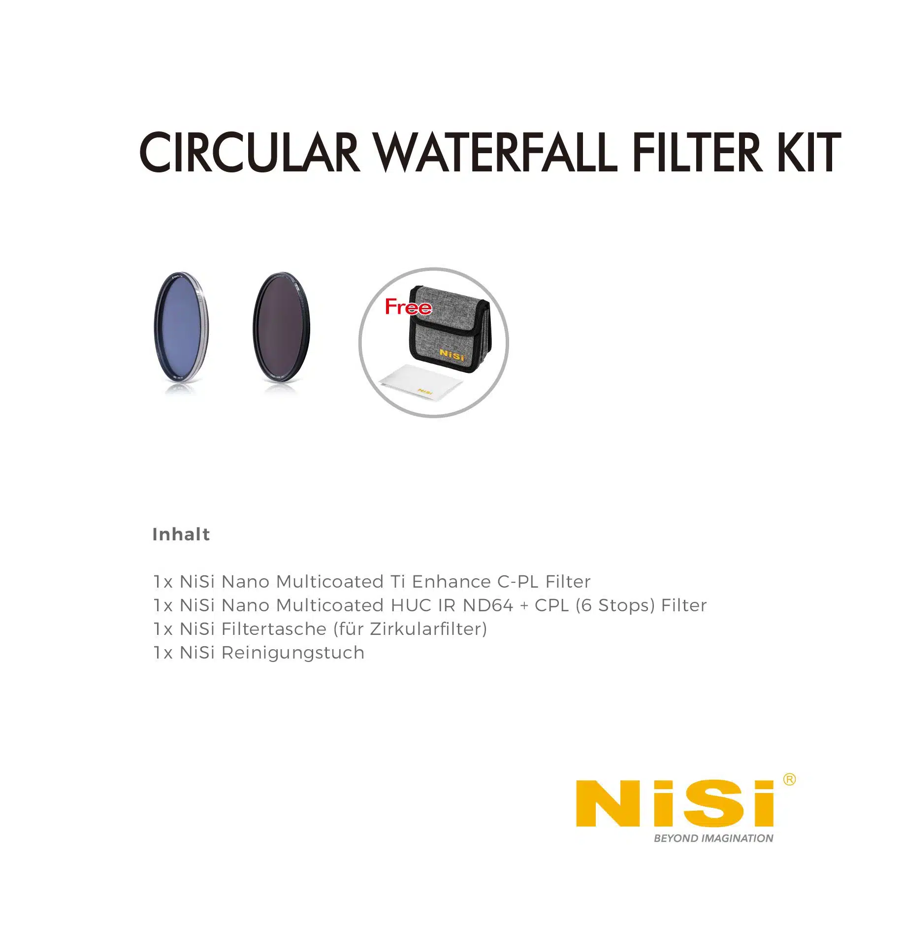 NiSi Circular Schraubfilter Kit Verpackungsinhalt