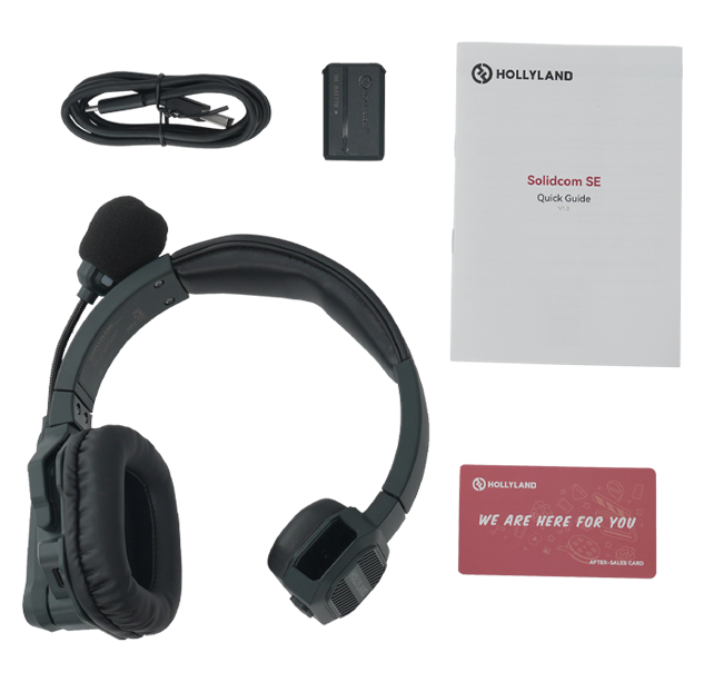 Solidcom SE Wireless Remote Headset – Global Version, Lieferumfang