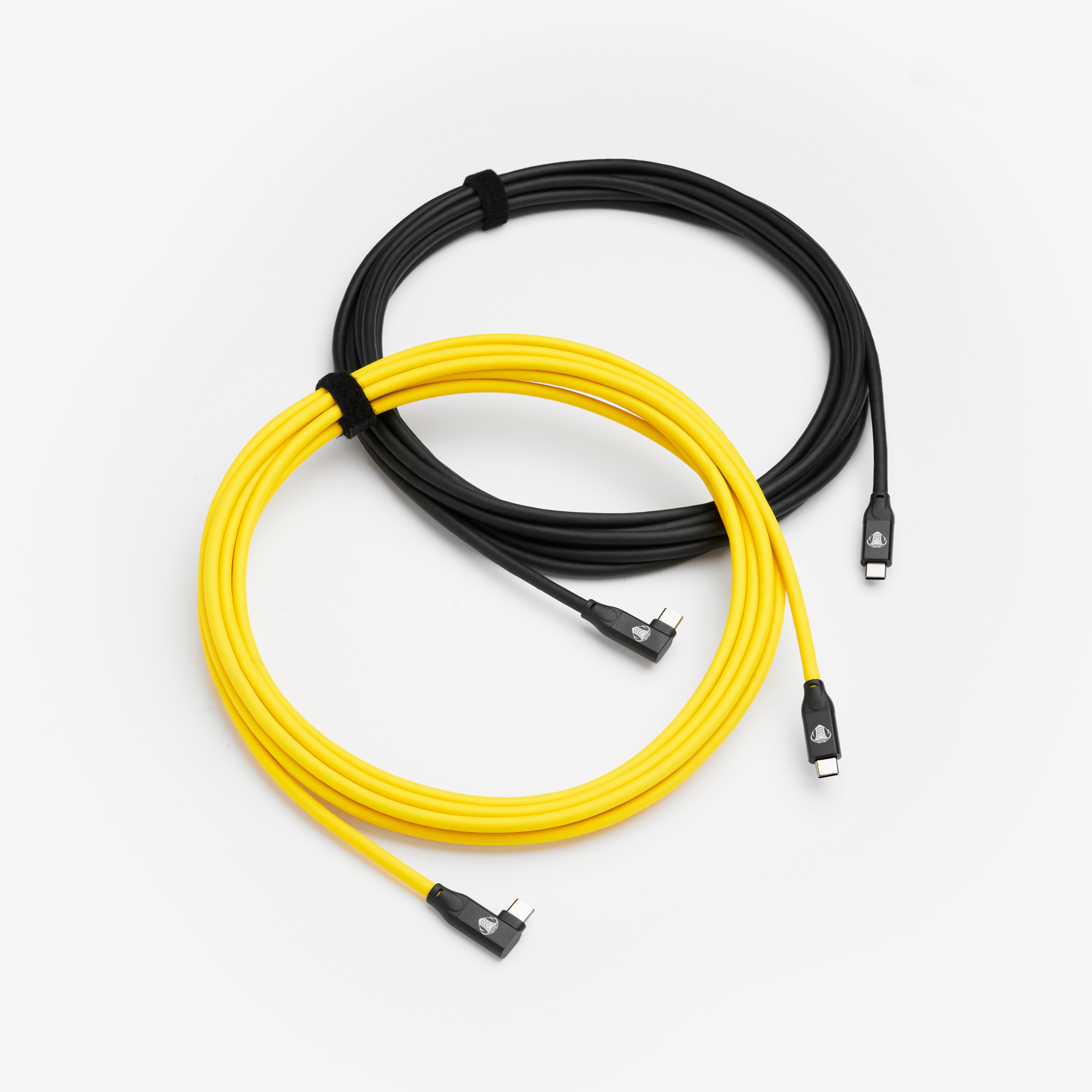 USB-C Tether Kabel (5m, rechtsgewinkelter Stecker, gelb)