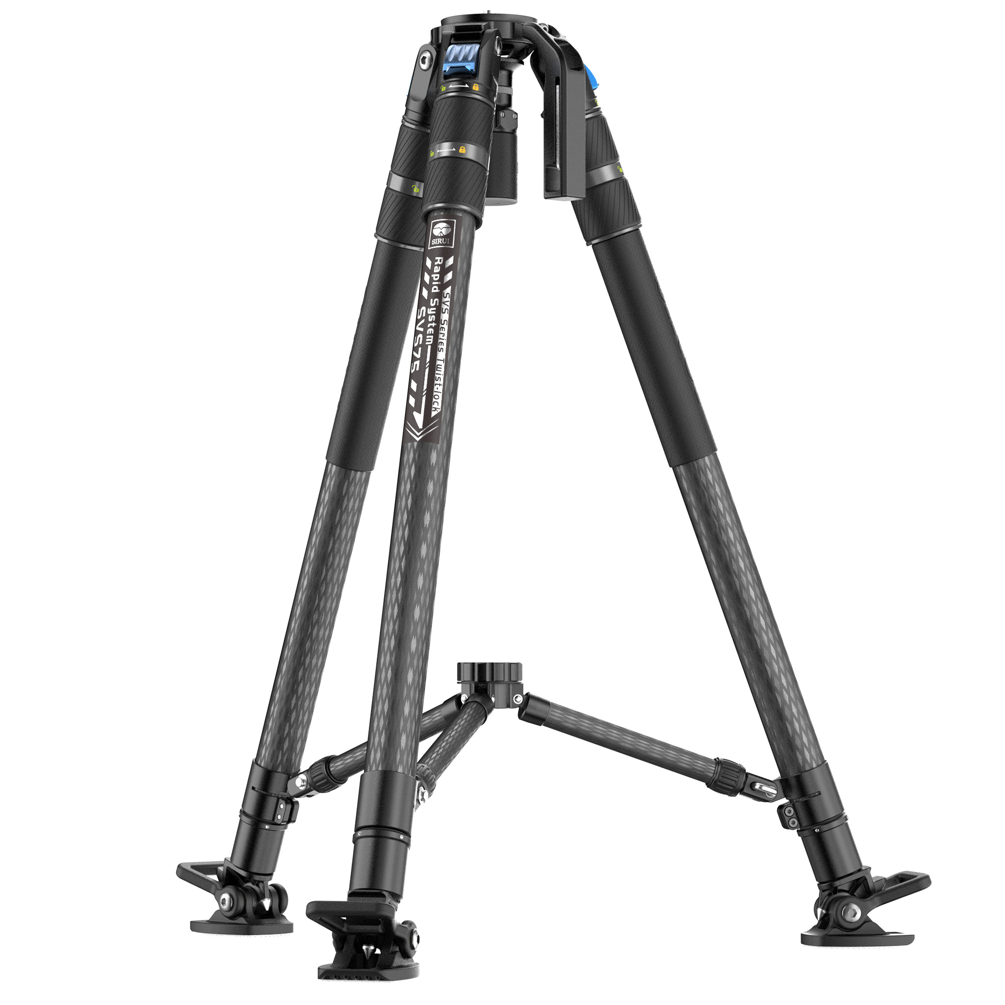 SVS75+SVH15 Kohlefaser Tripod Kit