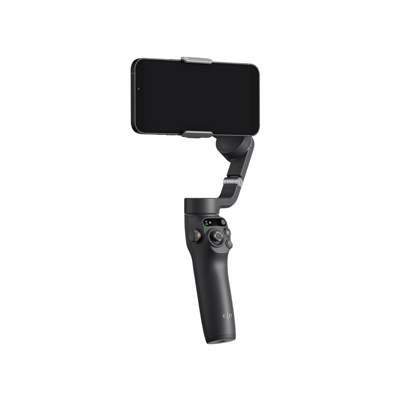 DJI Osmo Mobile 6 Gimbal, Frontal Schräg Links mit Smartphone